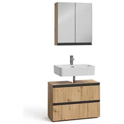 Vicco, Badmöbelset, Badmöbel-Set Torren, Artisan, 2 Teile