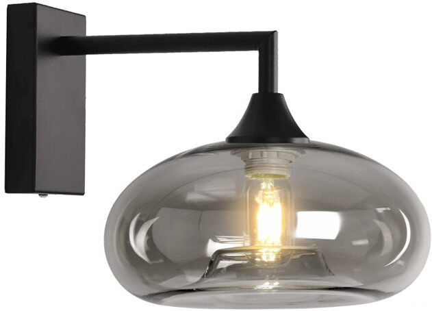 George Oliver Bonifacio Armed Sconce Gold/Clear