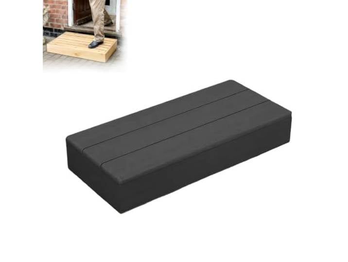 Pounjsd Tritthocker aus massivem Holz, 11/15/20 cm Höhe,Großes Tritthocker Holz Fußhocker, Trittstufe Podest, Lange Fußstütze, tragbare hölzerne Aufstehhilfe für Schlafzimmer, Küche, Bad, 80×30×15cm