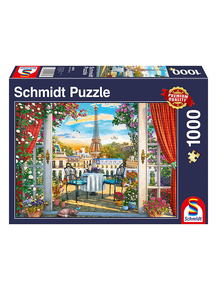 Schmidt Spiele 1.000tlg. Puzzle "Terrasse in Paris" - ab 12 Jahren - onesize