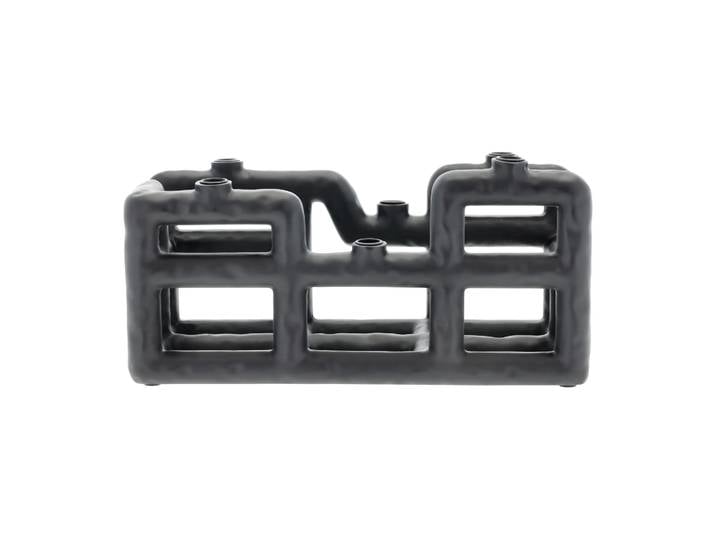 Villa Collection Bougeoir Lyst 6 bougies Noir