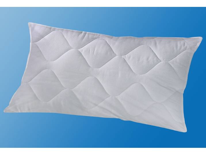Microfaserkissen KBT BETTWAREN Greenfirst , weiss (weiß), B:40cm L:80cm, Bezug: 100% Polyester. Füllung: 100% Polyester, Kopfkissen, Microfaserkissen