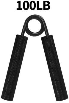 Multisell Products Hub Great Wrist & Forearm Hand Exerciser, Slip Heavy Duty Grip Strengthener For Home Gym black(100lbs)