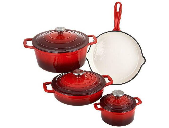 Topf-Set CS KOCH-SYSTEME Xanten , rot, Töpfe, Topf-Set, Induktion, Topseller