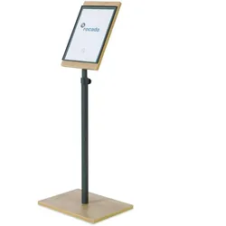 Rocada, Prospektständer, Infodisplay, DIN A4, 132x40x30cm, magnetisch (A4)