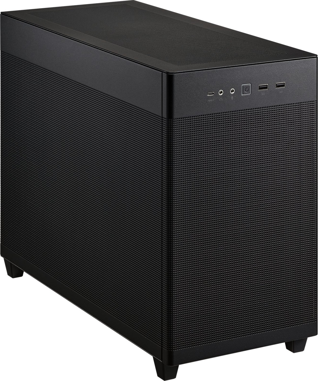 ASUS Prime AP201 Gaming PC Gehäuse Midi-Tower Schwarz gedämmt