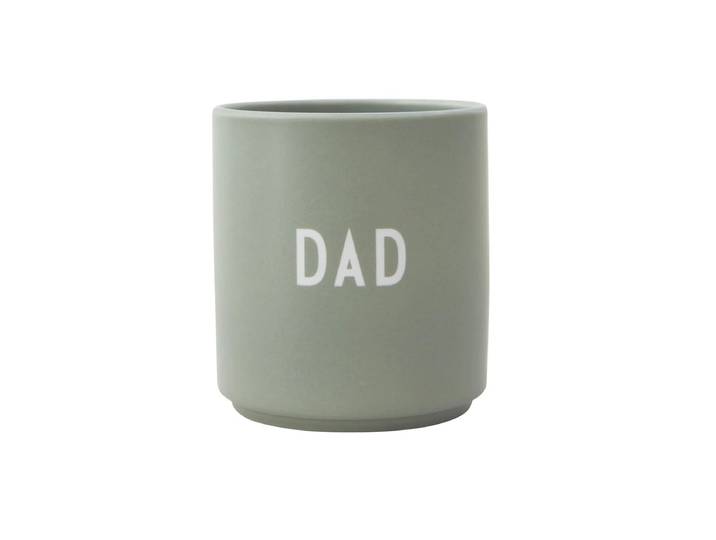 Design Letters - AJ Favourite Porzellan Becher, Dad / grün