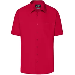 Herren Business Hemd kurzarm "JN644" - 4XL - red