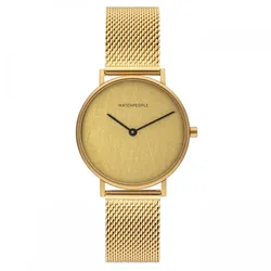 WATCHPEOPLE - RETRO PETITE - gold / 32 MM