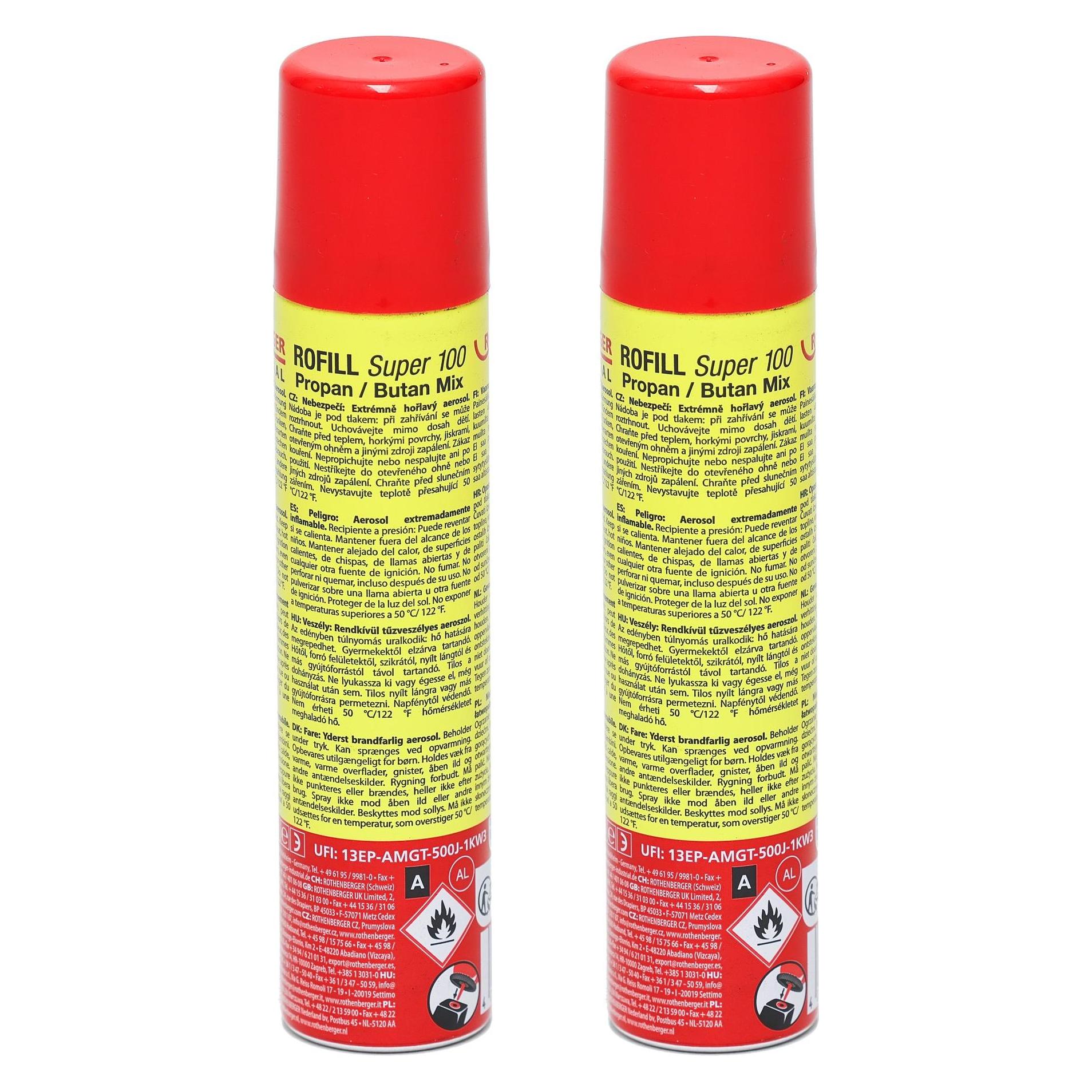 Rothenberger Universalgas Brenn - Gas - Kartusche (1500003904)