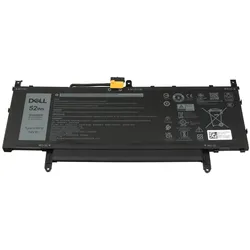 Dell Battery, 52WHR, 4 Cell (4 Zellen), Notebook Akku, Schwarz