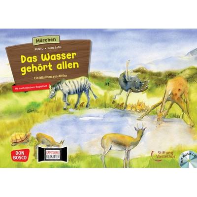 Das Wasser gehört allen. Ein Märchen aus Afrika, m. Audio-CD. Kamishibai Bildkartenset, Set von KUNTU,Hansjörg Ostermayer, Don Bosco
