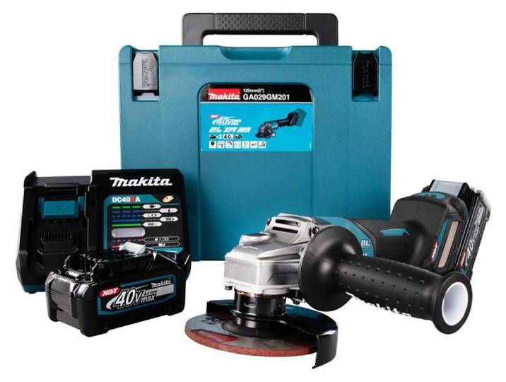 Meuleuse Ø 125mm 2x4Ah 40V XGT ® MAKITA GA029GM201en MAKPAC