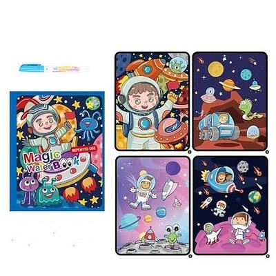1 satz kinder malen zeichnung spielzeug wiederverwendbare malbuch magie wasser zeichenbuch sensorische frühbildung spielzeug für kinder