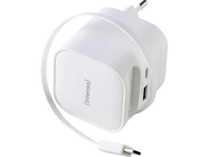 Intenso Chargeur Rapide 7806520\, 65 W\, Blanc