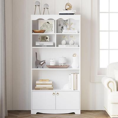 Garvee 5 Tier Open Bookcase and Bookshelf, 63 in