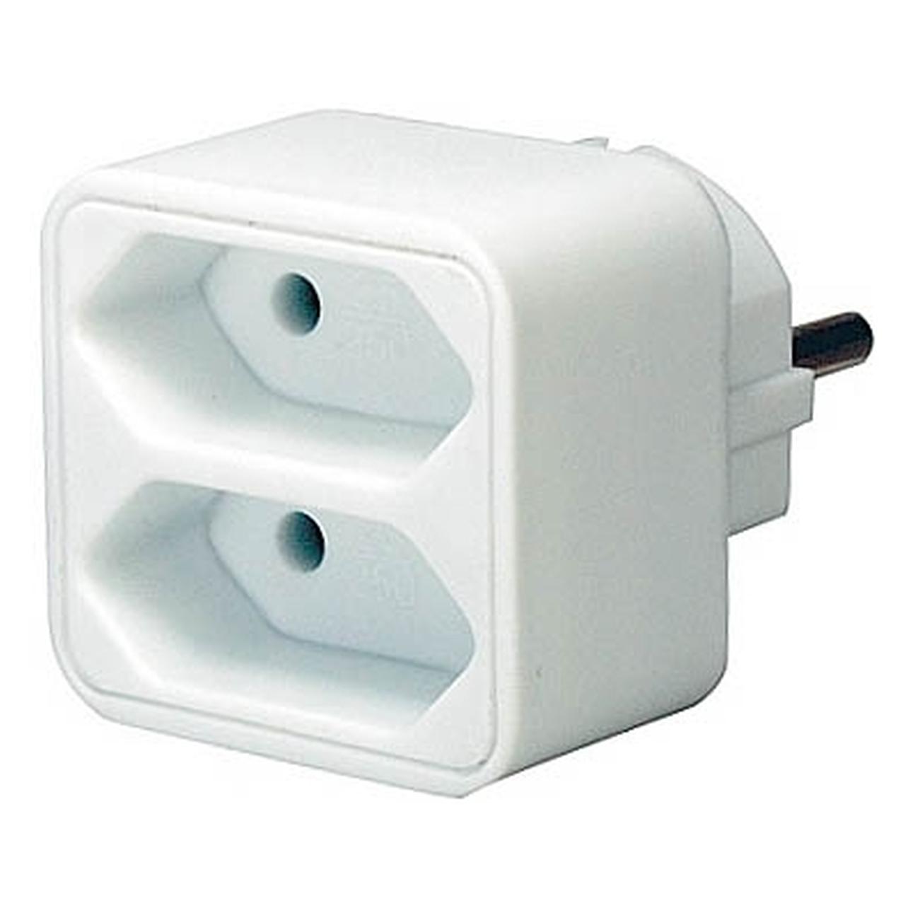 Brennenstuhl Steckdosen-Adapter (CEE 7/3, CEE 7/4, 2x) (1508030)