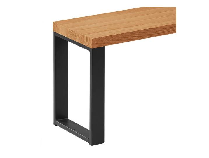 LAMO Manufaktur Sitzbank LSB Sitzbank (Komplett-Set, 3-Teilig), 40mm stake Massivholzplatte