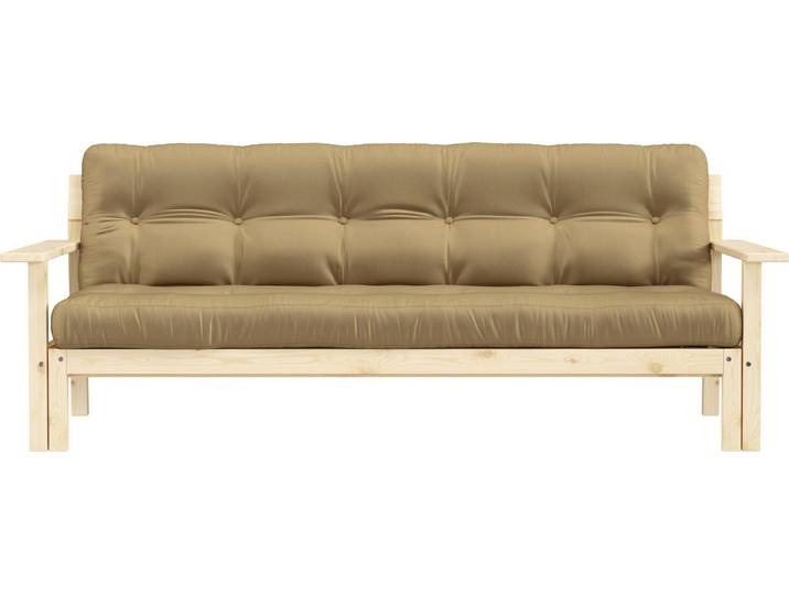 Karup Design Schlafsofa Unwind, Mit Holzstruktur, inkl. Futonmatratze, Liegefläche 130x190 cm