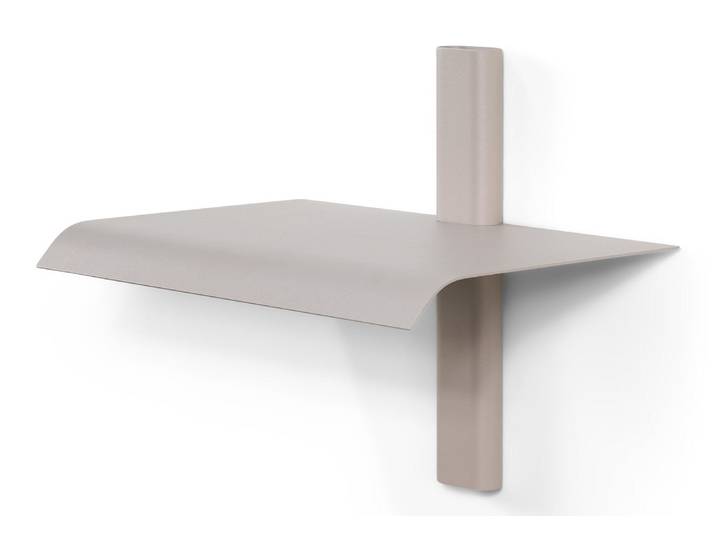 Designer Wandregal Soriva - Taupe - Luxusbetten24