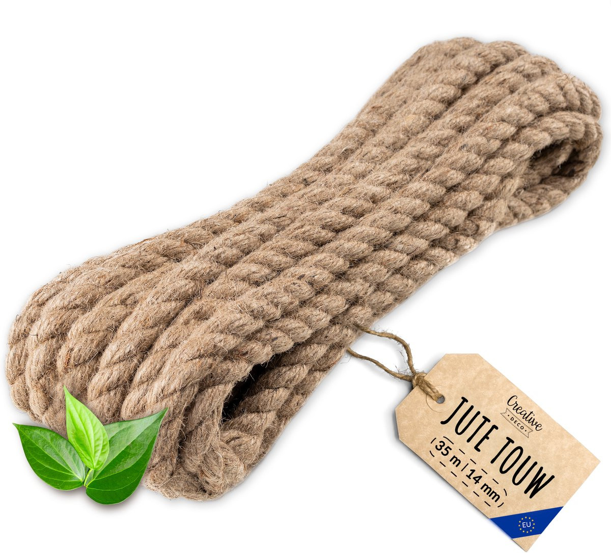 Creatief Deco Jute Touw Bruin 35m x 14mm