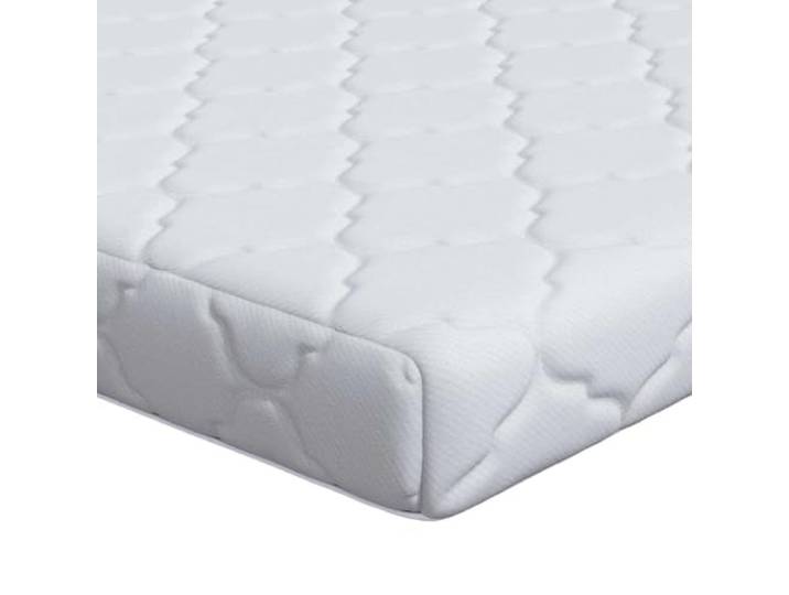 TUERYAFEK Schaumstoffmatratze 140x190 cm Weiß Mittelfester Komfort, Kokosnusschicht, PU-Schaum, pflegeleicht, für Schlafzimmer