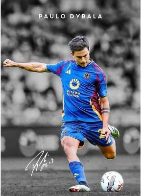 Inspire Select Modern Soccer Player Canvas Poster Football Portrait Wall Art For Home Decor 7 19.7 27.6 In Unframed