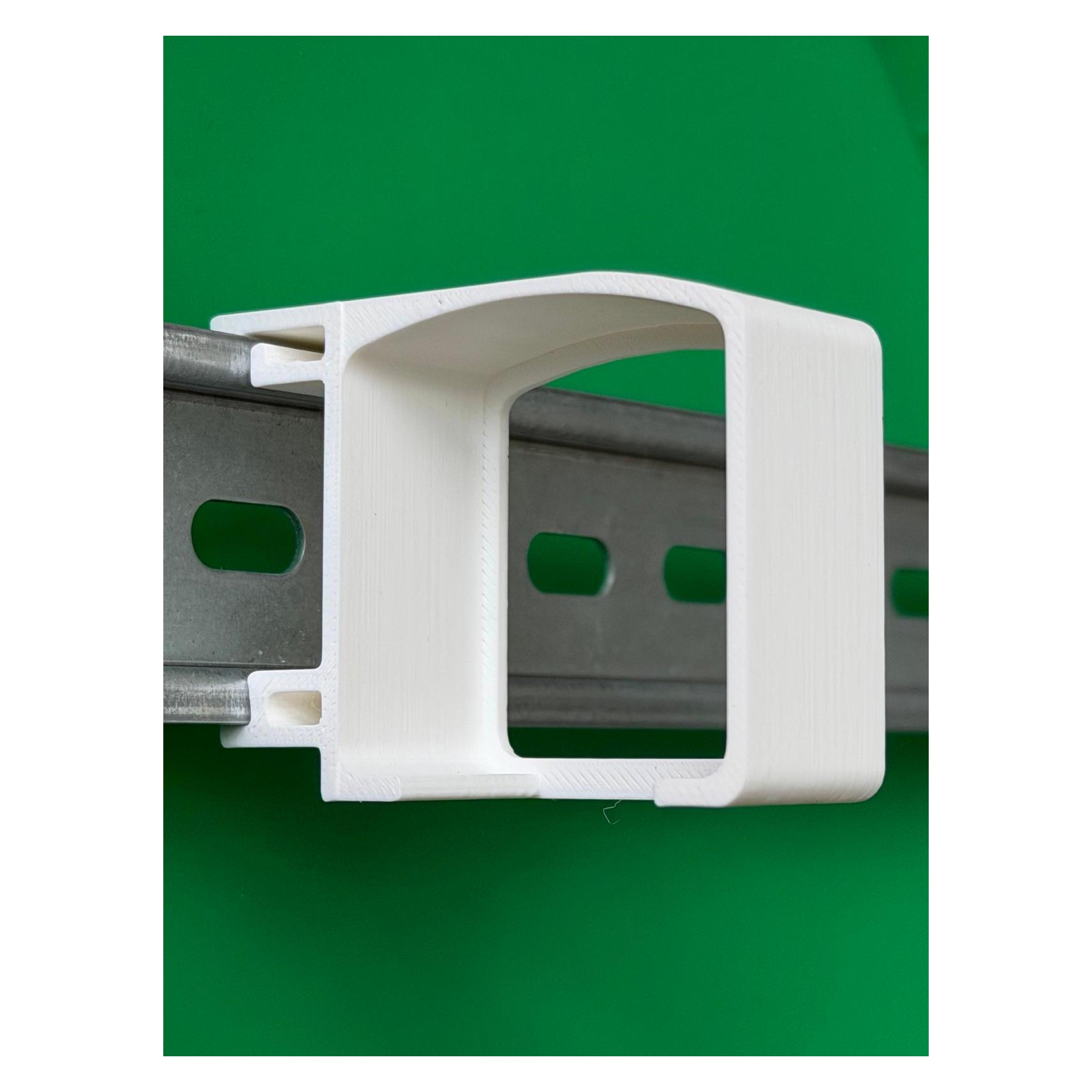 Soixx Hutschienenhalter für Loxone DALI Air DIN Rail Hutschiene Halter Weiss (76339242)