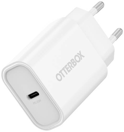 Otterbox Standard EU USB C USB Ladegerät 20W 1x USB-C Weiß Innenbereich