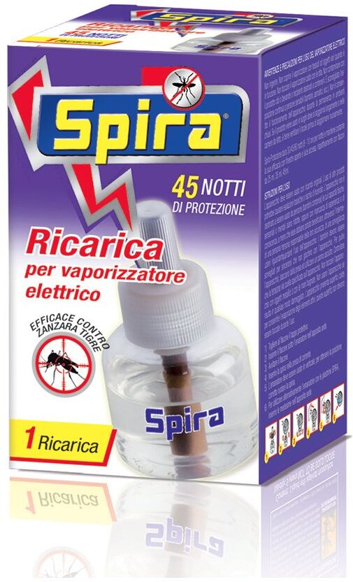 Insetticida elettroemanatore Spira 10666 Zanzare 45 Notti