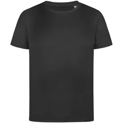 Stedman Kinder Sport Shirt T-Shirt ST8170 black opal L (146/152)