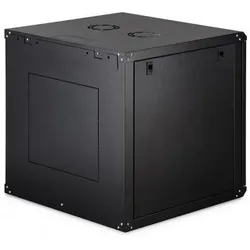 Digitus Wandgehäuse Dynamic Basic Serie (12 HE, 19 Zoll Rack), Serverschrank, Schwarz