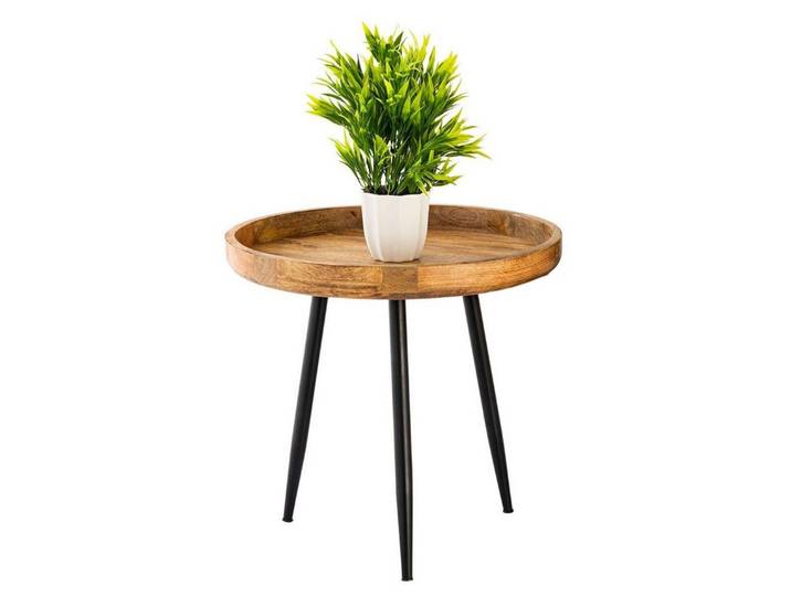 soma Couchtisch Beistelltisch Holz rund ø 40 o. 50cm Couchtisch
