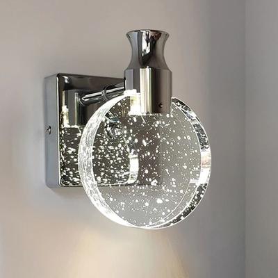 Uplift Picks Celestia Modern Crystal LED Wall Sconce silver warm White (2700 3500k) 16 Cm