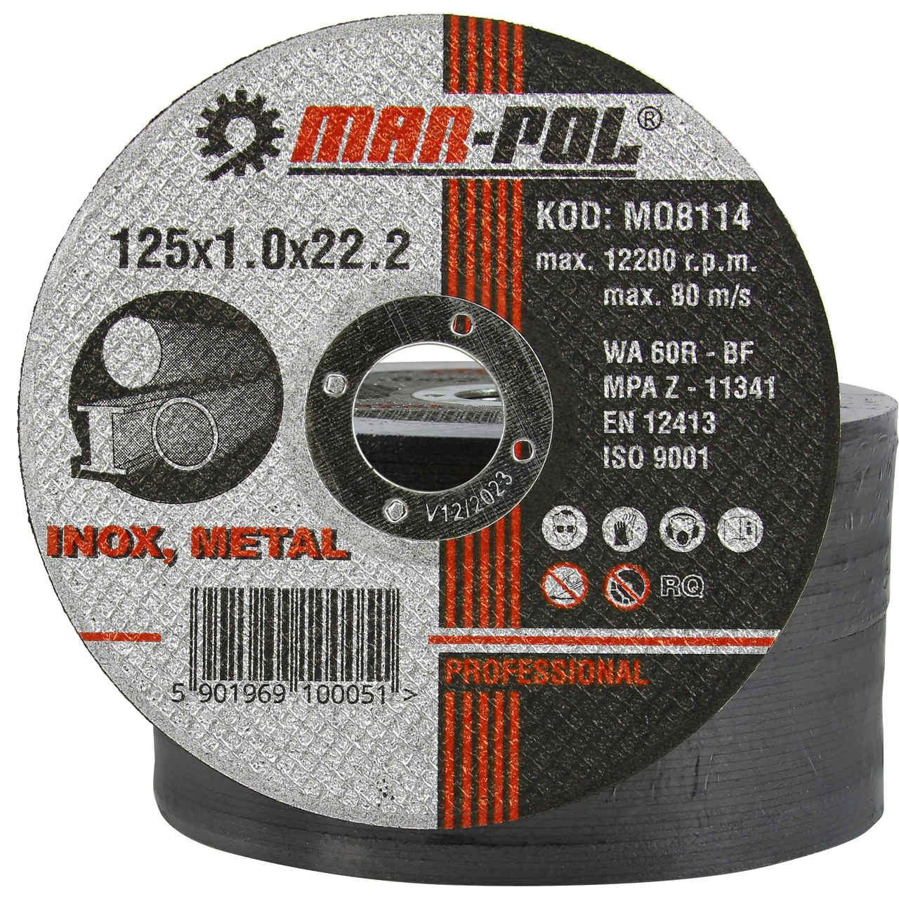 Mar-Pol metaalschijf voor het zagen, 125 mm