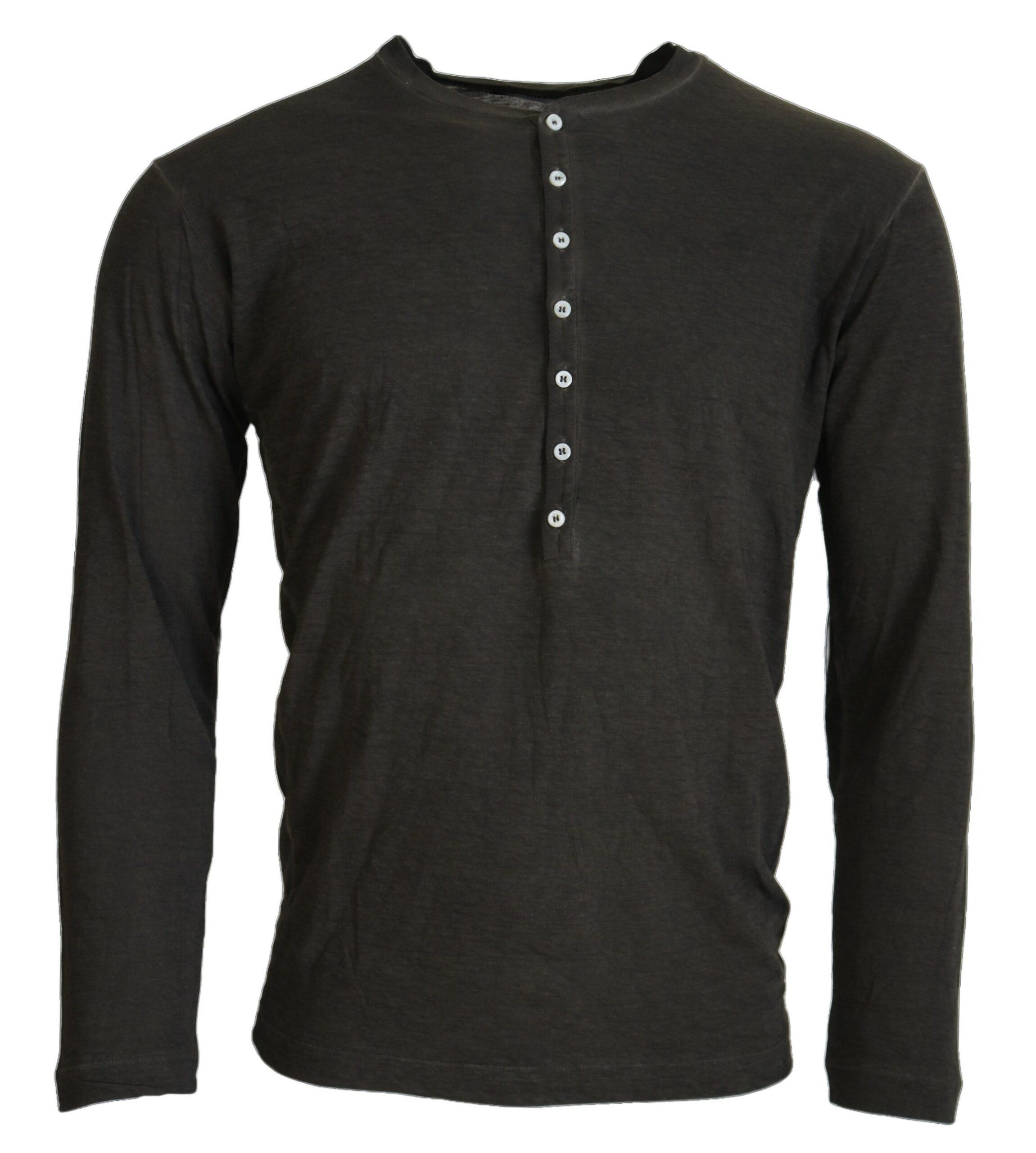Langarm Henley Shirt Tsh3535