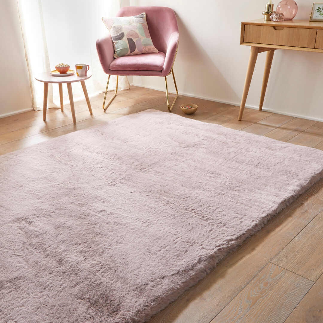 Concept Looms HEAVENLY Rectangle Area Rug Blush Rectangle 76 x 130 cm