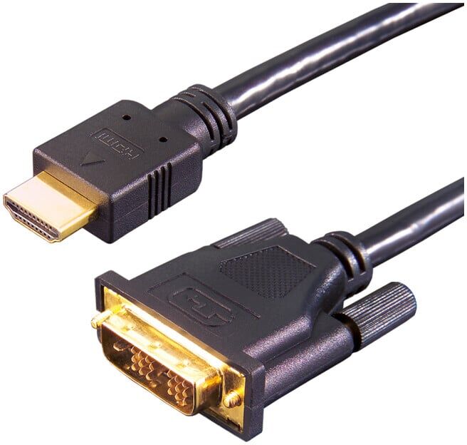 E+P Elektrik Câble adaptateur HDMI 2 m, noir HDMI3 (8710084)