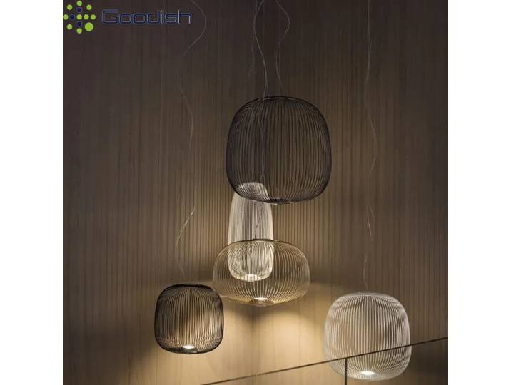 Lustre LED circulaire en fer forgé de luxe moderne, doré uni, design artistique créatif pour salon et décoration intérieure
