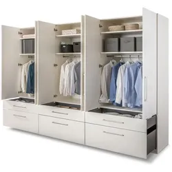 Boegner Kleiderschrank Basic 330 x 244 cm Dekor Weiß