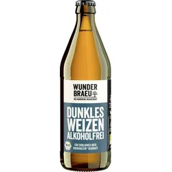 Wunderbräu Dunkles Weizen Alkoholfrei 0,5l