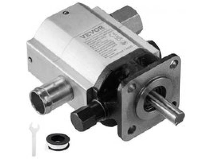 VEVOR Hydraulische Holzspalterpumpe 60 L/min 2-stufige 276 bar Holzspalterpumpe 2,54 cm Einlass 1,27 cm NPT Auslass 3600 U/min hydraulische Aluminium-Zahnradpumpe für Holzspalter mit kleinem Motor Schneepflug