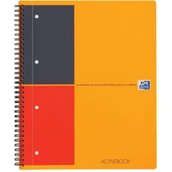 Oxford, Heft + Block, Activebook A4 liniert (A4+, Liniert, Weicher Einband)