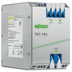 Wago 787-785 Redundanzmodul,Eingangsspannung 2 x DC 9 ... 54 V,Eingangsstrom 2 x 40 A 787785