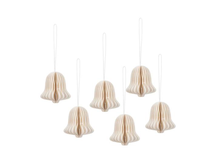 Broste Copenhagen Suspension cloche de Noël Chime Off white