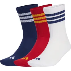 3er Pack adidas 3-Streifen Cushioned Sportswear Crew Socken KE5503 - Spanien 43-45