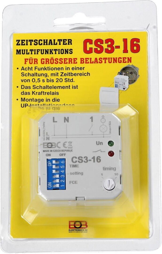 Europart CS316 Tijdschakelaar voor verlichting en ventilatie