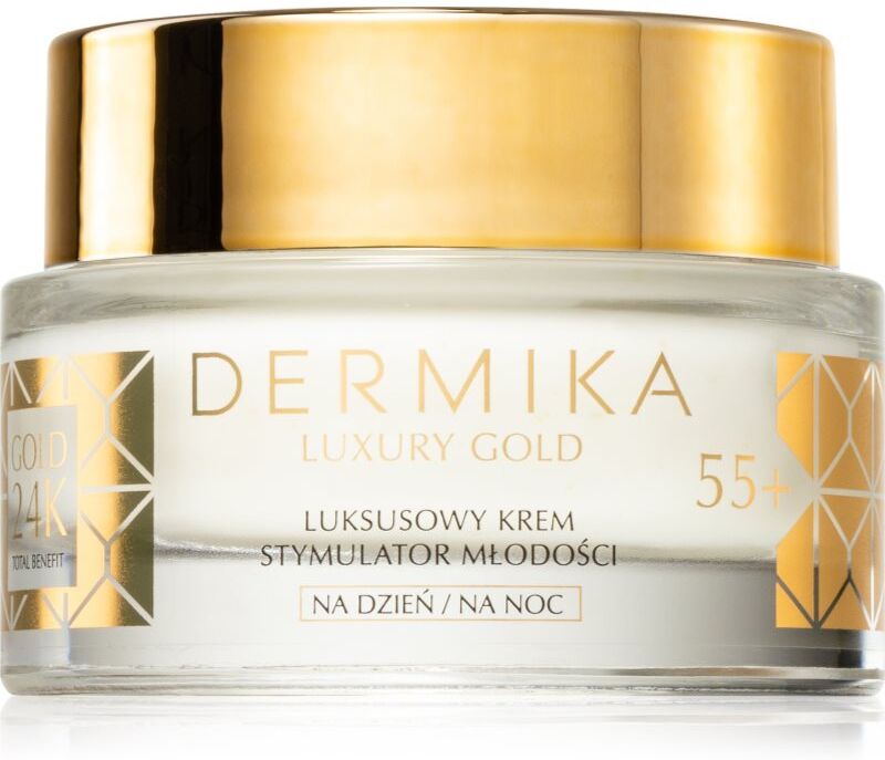 Dermika Luxury Gold verjüngende Creme 55+ 50 ml