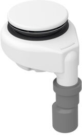 Receveur de douche Bette garniture de vidange B573-421 0,6 l/sec., évacuation verticale, beige 421