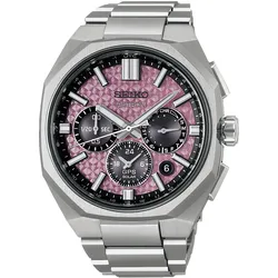 Seiko HAB006J1 Astron GPS Solaruhr für Herren Chronograph Titan/Rosa LE